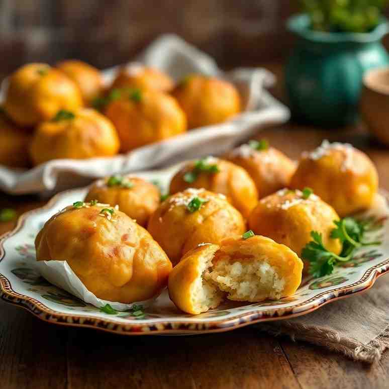 Caribbean Breadfruit Puffs Crispy, Easy Recipe